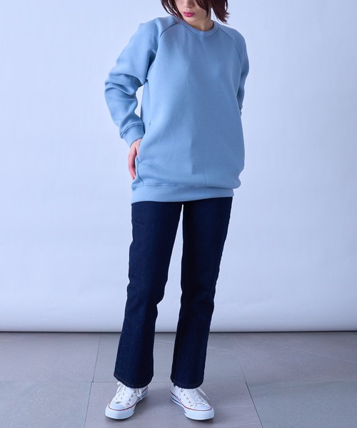 セール】【LIFEMAX】ドライストレッチクルーネックトレーナー