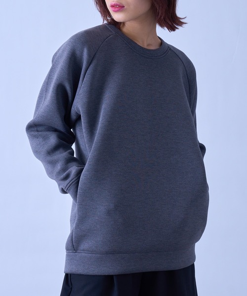 セール】【LIFEMAX】ドライストレッチクルーネックトレーナー