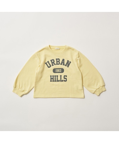 Lycee mine（リセマイン）の「【万能アイテム】アソートカレッジロゴプリントスエット（スウェット・キッズ・ライトブルー/ホワイト系その他/ライトグリーン/ライラック/ベージュ/ピンク/ベージュ系/アイボリー・100cm/120cm/140cm/110cm/130cm/150cm）」の4枚目の写真