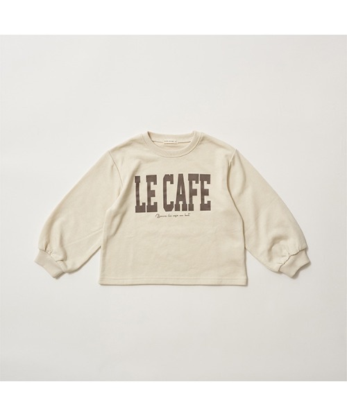 Lycee mine（リセマイン）の「【万能アイテム】アソートカレッジロゴプリントスエット（スウェット・キッズ・ライトブルー/ホワイト系その他/ライトグリーン/ライラック/ベージュ/ピンク/ベージュ系/アイボリー・100cm/120cm/140cm/110cm/130cm/150cm）」の3枚目の写真