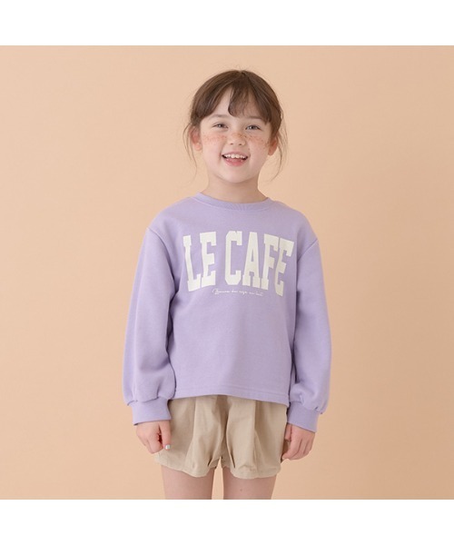 Lycee mine（リセマイン）の「【万能アイテム】アソートカレッジロゴプリントスエット（スウェット・キッズ・ライトブルー/ホワイト系その他/ライトグリーン/ライラック/ベージュ/ピンク/ベージュ系/アイボリー・100cm/120cm/140cm/110cm/130cm/150cm）」の7枚目の写真