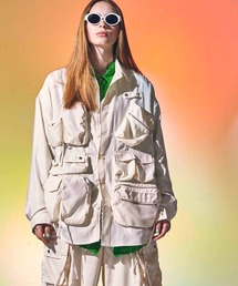 MAISON SPECIAL | 《ユニセックスアイテム》マルチポケットプライムオーバーシャツブルゾン【MAISON SPECIAL/メゾンスペシャル】 ■セットアップ対応■(シャツ/ブラウス)