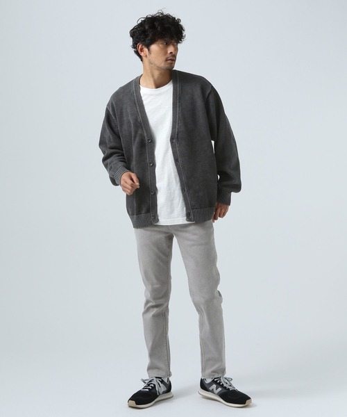 BAYFLOW（ベイフロー）の「フェードカラーニットカーディガン（カーディガン/ボレロ・メンズ・グレー/ブラック/イエロー/ピンク・MEDIUM/LARGE）」の16枚目の写真