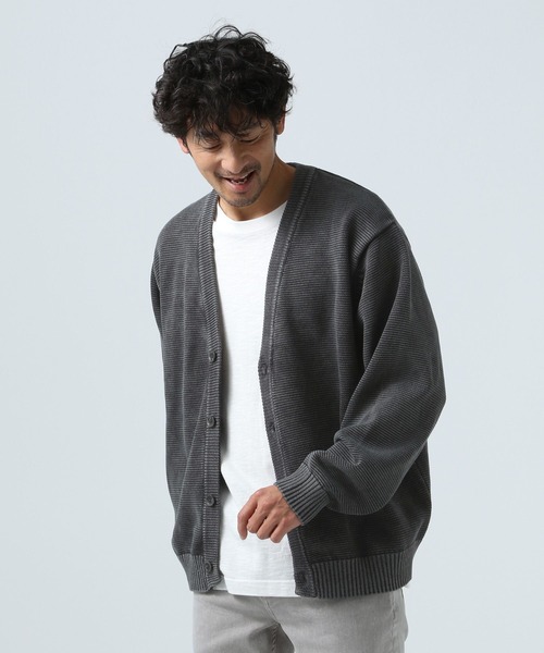 BAYFLOW（ベイフロー）の「フェードカラーニットカーディガン（カーディガン/ボレロ・メンズ・グレー/ブラック/イエロー/ピンク・MEDIUM/LARGE）」の18枚目の写真