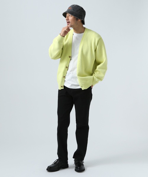 BAYFLOW（ベイフロー）の「フェードカラーニットカーディガン（カーディガン/ボレロ・メンズ・グレー/ブラック/イエロー/ピンク・MEDIUM/LARGE）」の21枚目の写真