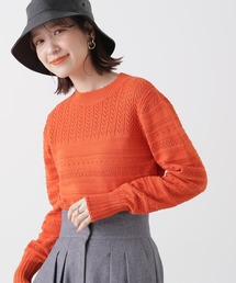 N.(N. Natural Beauty Basic) | 【川津明日香さん着用】◆柄編ニット(ニット/セーター)