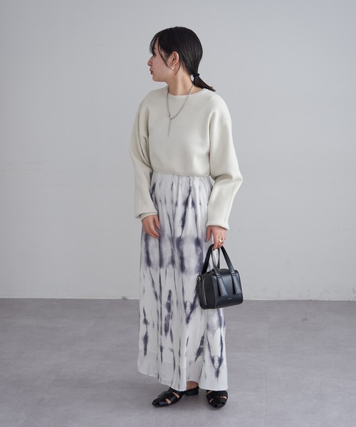 mline（エムライン）の「[mline]ちびボリュームニット（ニット/セーター・レディース・ベージュ/ネイビー/オフホワイト・FREE）」の15枚目の写真