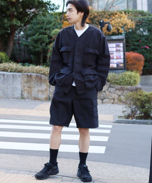 ROTHCO（ロスコ）の「Rothco/ロスコ ノーカラー ミリタリーシャツ フラップポケット（シャツ/ブラウス・メンズ・オリーブ/ブラック・SMALL）」の20枚目の写真