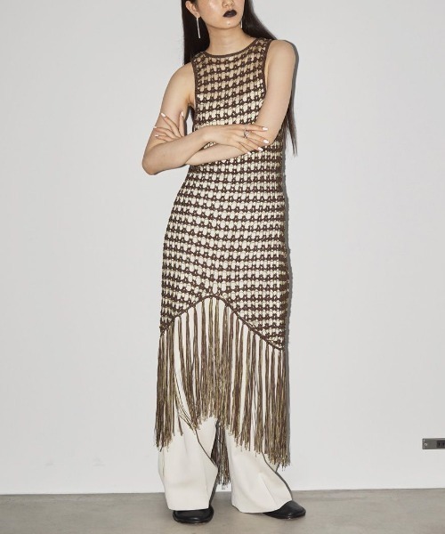 Tapeyarn Crochet Onepiece トゥデイフル TODAYFUL（トゥデイフル）の「TODAYFUL(トゥデイフル) 