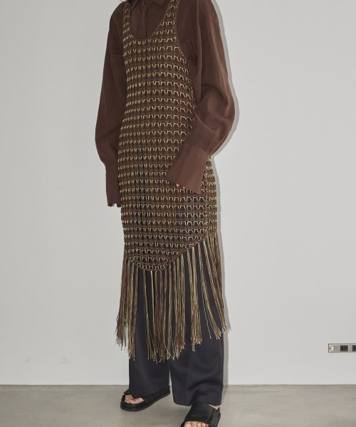 Tapeyarn Crochet Onepiece トゥデイフル TODAYFUL Tapeyarn Crochet Onepiece