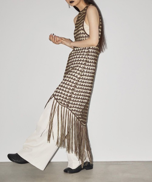 Tapeyarn Crochet Onepiece トゥデイフル TODAYFUL Tapeyarn Crochet Onepiece