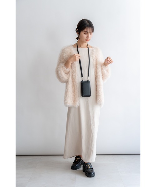 DEVICE(デバイス)の「【財布&スマホショルダー】Rename フェイクレザー スマホウォレットショルダー(財布・レディース・モカ/ブラック/グレー・FREE)」の5枚目の写真
