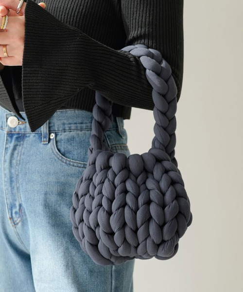 rectangle（レクタングル）の「マンドゥバッグ（ハンドバッグ・レディース・ホワイト/グレー/クリーム・FREE）」の3枚目の写真