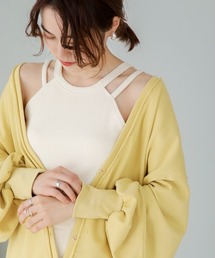 Bab | アメスリカップ付きタンクトップ(タンクトップ)