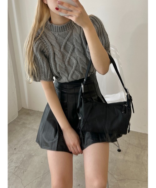 PHILLY(フィリー)の「べルトデザインバッグ(ショルダーバッグ・レディース・ブラック/ピンク/アイボリー・FREE)」の8枚目の写真