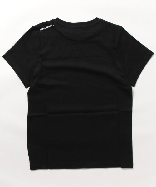 KARL LAGERFELD（カールラガーフェルド）の「【Karl Lagerfeld KIDS】ネオンラインTシャツ（Tシャツ/カットソー・レディース・ホワイト/ブラック・14/16）」の5枚目の写真