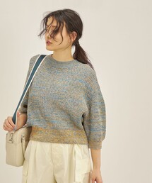 SHIPS | 〈手洗い可能〉ミックス メランジ リネン プルオーバー◆(ニット/セーター)