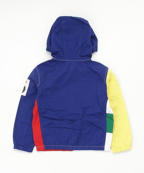 POLO RALPH LAUREN CHILDRENSWEAR（ポロ ラルフ ローレン チルドレンズウェア）の「カラーブロックド コットン フーデッド ジャケット（その他アウター・キッズ・マルチ・4/6/7）」の4枚目の写真
