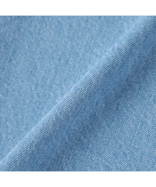 tommy jeans（トミー ジーンズ）の「ショートスリーブデニムオーバーシャツ（シャツ/ブラウス・メンズ・ブルー・LARGE/MEDIUM/SMALL/X-LARGE）」の8枚目の写真