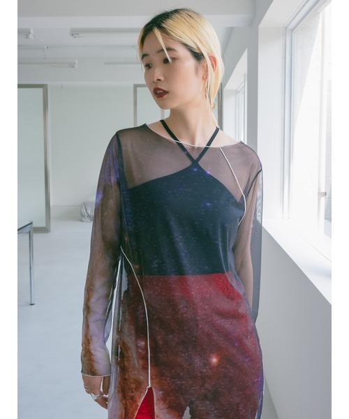 希少！Sahara シアードレス Sheer Dress 'Photography'（ワンピース）｜sahara（サハラ）の