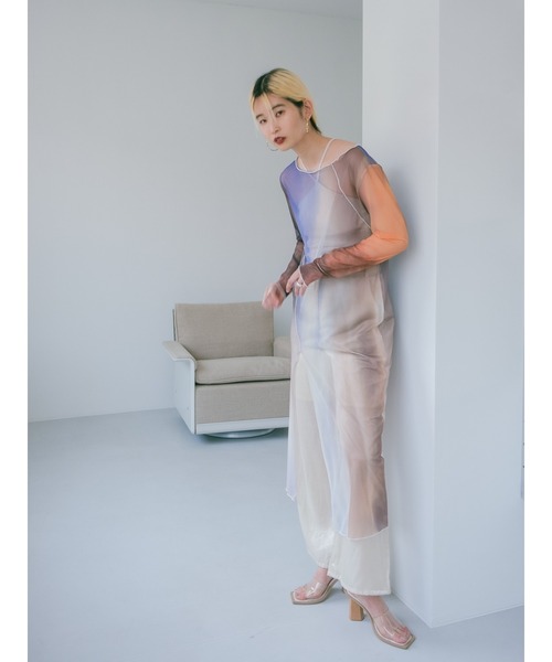 Sheer Dress 'Photography'（ワンピース）｜sahara（サハラ）の