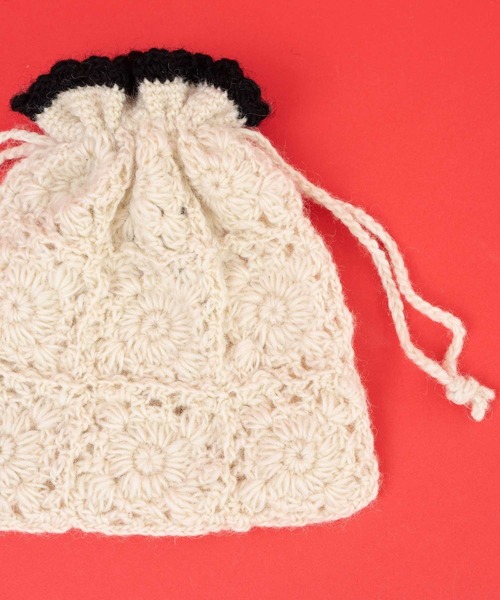 Dot&Stripes CHILD WOMAN(ドットアンドストライプス チャイルドウーマン)の「【WEB別注】ネパールかぎ針巾着BAG(ハンドバッグ・レディース・キナリ・FREE)」の14枚目の写真