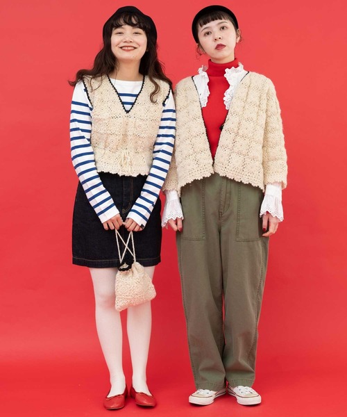 Dot&Stripes CHILD WOMAN(ドットアンドストライプス チャイルドウーマン)の「【WEB別注】ネパールかぎ針巾着BAG(ハンドバッグ・レディース・キナリ・FREE)」の10枚目の写真