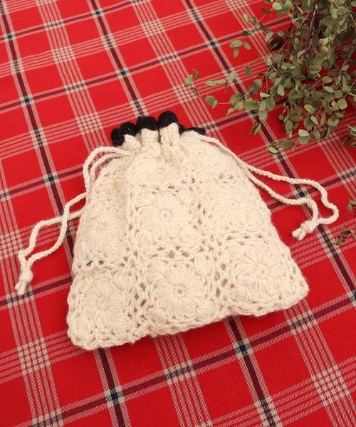 Dot&Stripes CHILD WOMAN(ドットアンドストライプス チャイルドウーマン)の「【WEB別注】ネパールかぎ針巾着BAG(ハンドバッグ・レディース・キナリ・FREE)」の18枚目の写真