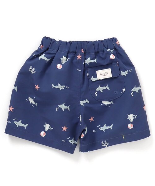 apres les cours(アプレレクール)の「【UVカット/一部リンク可能】バイカラー・総柄トランクス水着(水着・キッズ・イエロー/レインボー/サックスブルー/ネイビー・100/140/80/120/130/110/90)」の16枚目の写真