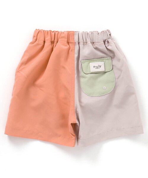 apres les cours(アプレレクール)の「【UVカット/一部リンク可能】バイカラー・総柄トランクス水着(水着・キッズ・イエロー/レインボー/サックスブルー/ネイビー・100/140/80/120/130/110/90)」の17枚目の写真