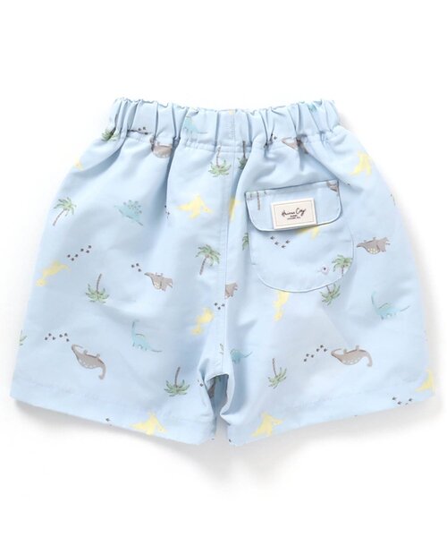 apres les cours(アプレレクール)の「【UVカット/一部リンク可能】バイカラー・総柄トランクス水着(水着・キッズ・イエロー/レインボー/サックスブルー/ネイビー・100/140/80/120/130/110/90)」の18枚目の写真