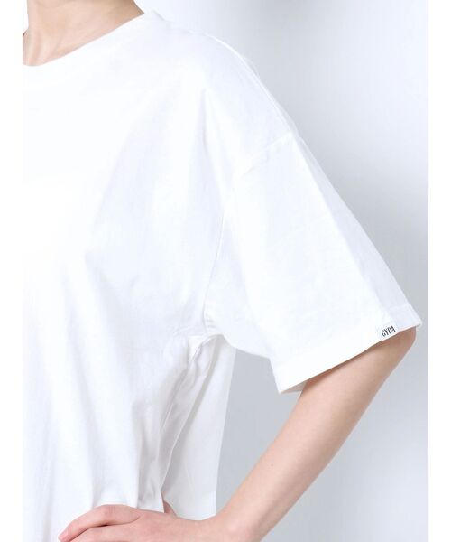 GYDA（ジェイダ）の「UNEXPECTED BUNNY BIG Tシャツ（Tシャツ/カットソー・レディース・ライトグレー/ブラック/オフホワイト/ピンク・FREE）」の10枚目の写真