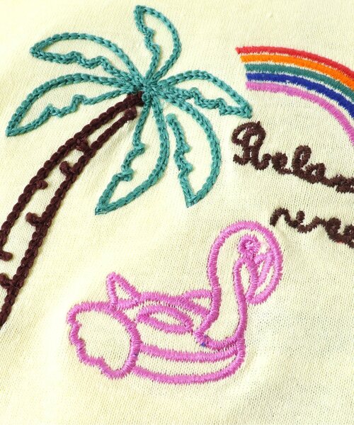 F.O.KIDS（エフオーキッズ）の「Stitch Tee（Tシャツ/カットソー・キッズ・チャコール/キナリ/ブルー/パープル/グリーン/イエロー・130/90/95/120/100/140/110/80）」の12枚目の写真