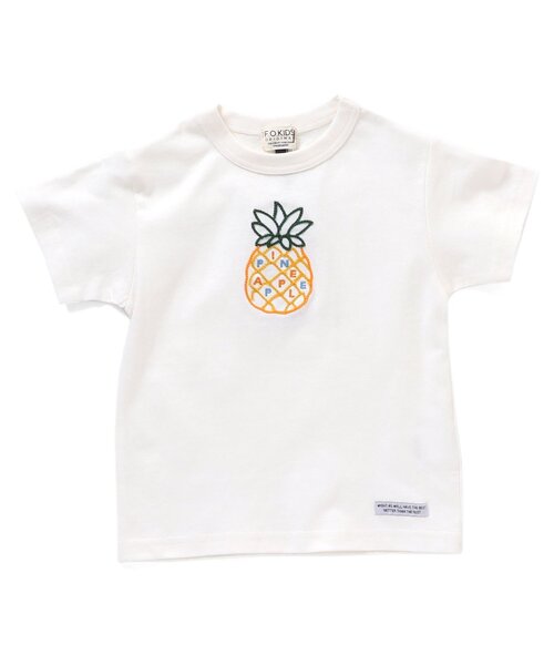 F.O.KIDS（エフオーキッズ）の「Stitch Tee（Tシャツ/カットソー・キッズ・チャコール/キナリ/ブルー/パープル/グリーン/イエロー・130/90/95/120/100/140/110/80）」の16枚目の写真