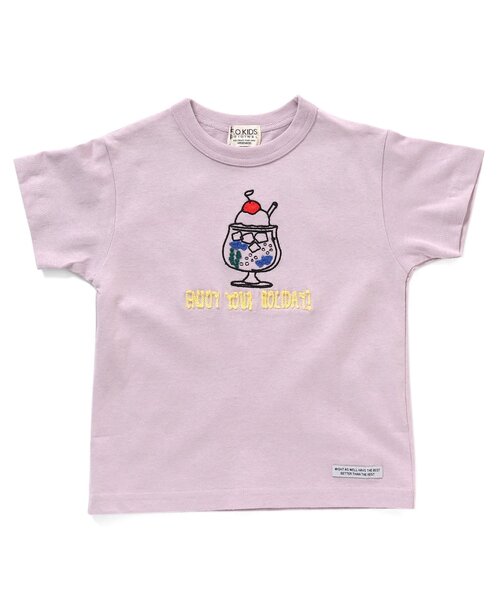 F.O.KIDS（エフオーキッズ）の「Stitch Tee（Tシャツ/カットソー・キッズ・チャコール/キナリ/ブルー/パープル/グリーン/イエロー・130/90/95/120/100/140/110/80）」の17枚目の写真