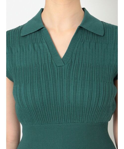 MURUA（ムルーア）の「ウエストリブニットワンピース（ワンピース・レディース・ブラック/グリーン・FREE）」の11枚目の写真