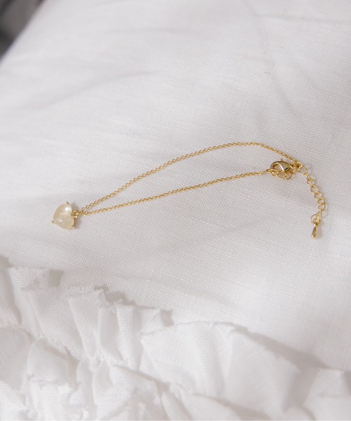 flower（フラワー）の「ピュアハートブレスレット（ブレスレット・レディース・ゴールド・FREE）」の5枚目の写真