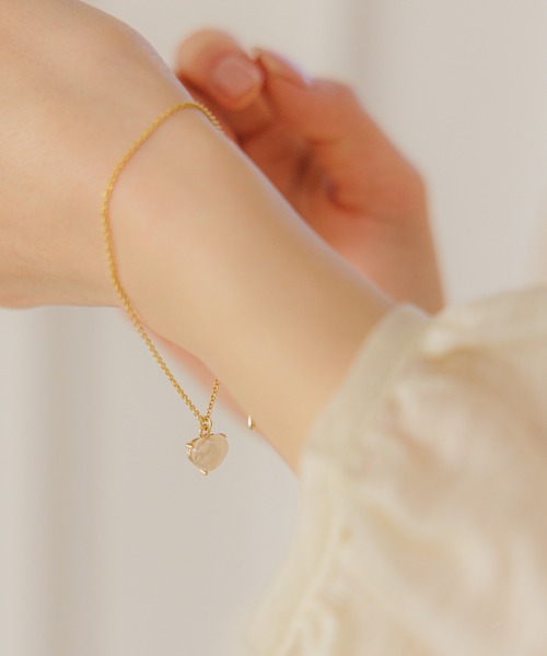 flower（フラワー）の「ピュアハートブレスレット（ブレスレット・レディース・ゴールド・FREE）」の2枚目の写真