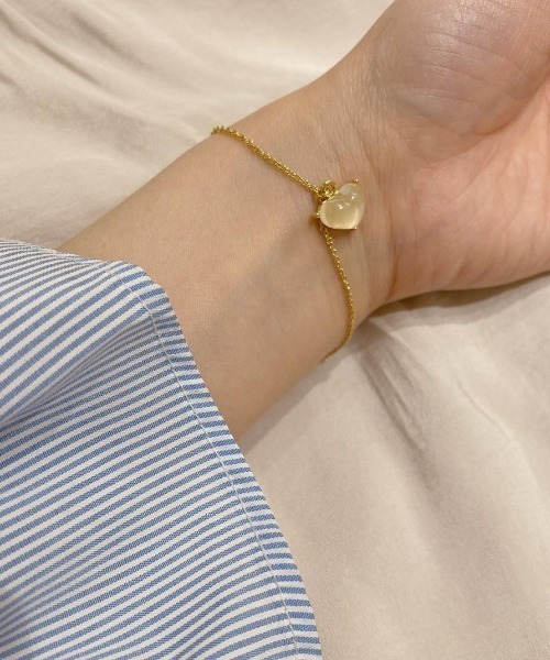 flower（フラワー）の「ピュアハートブレスレット（ブレスレット・レディース・ゴールド・FREE）」の9枚目の写真