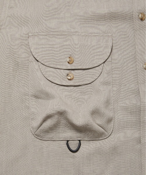 DAIWA PIER39(ダイワピア39)の「DAIWA PIER39 TECH BOMBAY SAFARI SHIRTS S/S BE-92023(シャツ/ブラウス・メンズ・ベージュ/ブラック・SMALL/MEDIUM/LARGE)」の3枚目の写真