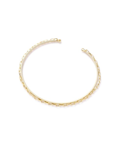 N.（N. Natural Beauty Basic）（エヌエヌナチュラルビューティーベーシック）の「チェーンコンビバングル（ネックレス・レディース・ゴールド・FREE）」の5枚目の写真