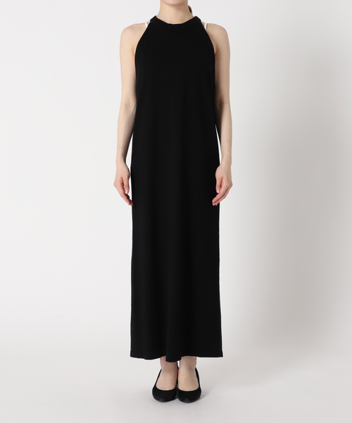 JOURNAL STANDARD relume（ジャーナルスタンダード　レリューム）の「インナーセットホルターネックニットワンピース（ワンピース・レディース・ブラック/ブラック系その他・FREE）」の15枚目の写真