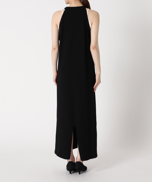 JOURNAL STANDARD relume（ジャーナルスタンダード　レリューム）の「インナーセットホルターネックニットワンピース（ワンピース・レディース・ブラック/ブラック系その他・FREE）」の17枚目の写真