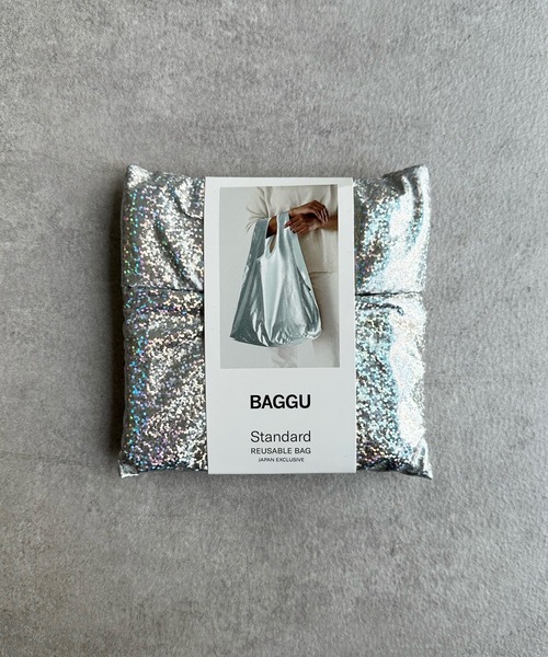 BAGGU（バグー）の「【BAGGU/バグゥ】STANDARD BAGGU メタリック 23SS（エコバッグ/サブバッグ・レディース・シルバー/シルバー系その他2/ゴールド/シルバー系その他・FREE）」の2枚目の写真