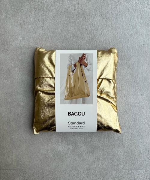 BAGGU（バグー）の「【BAGGU/バグゥ】STANDARD BAGGU メタリック 23SS（エコバッグ/サブバッグ・レディース・シルバー/シルバー系その他2/ゴールド/シルバー系その他・FREE）」の4枚目の写真