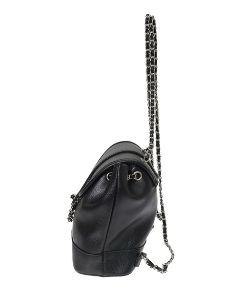 Edit Sheen（エディットシーン）の「チェーンストラップフラップリュック（バックパック/リュック・レディース・ブラック・FREE）」の3枚目の写真