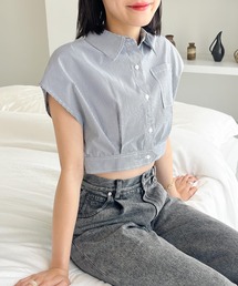 Heather | アソートフレンチスリーブシャツ　908414(シャツ/ブラウス)