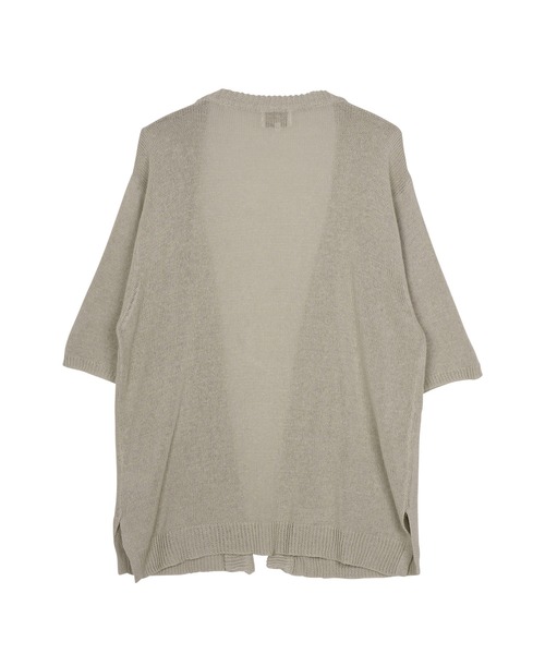 jiggys shop（ジギーズショップ）の「綿麻 サマーニット 5分袖カーディガン（カーディガン/ボレロ・メンズ・ブルー系その他2/ブルー系その他/ブラック/グレー/グレー系その他・MEDIUM/LARGE/X-LARGE）」の16枚目の写真