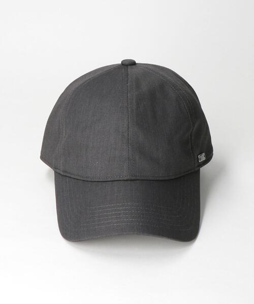 green label relaxing（グリーンレーベルリラクシング）の「GLR TR ツイル ロゴ キャップ（キャップ・メンズ・ベージュ/ダークグレー/ブラック・FREE）」の15枚目の写真