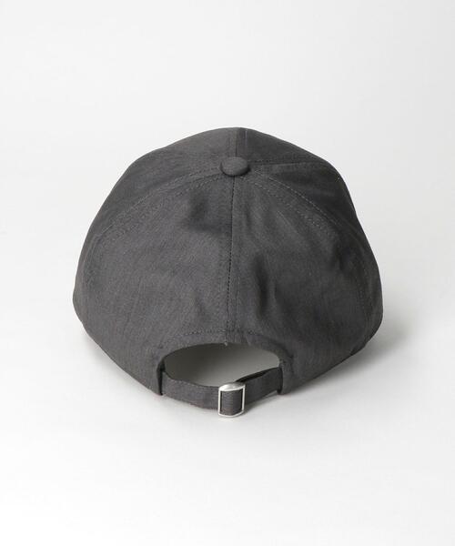 green label relaxing（グリーンレーベルリラクシング）の「GLR TR ツイル ロゴ キャップ（キャップ・メンズ・ベージュ/ダークグレー/ブラック・FREE）」の11枚目の写真